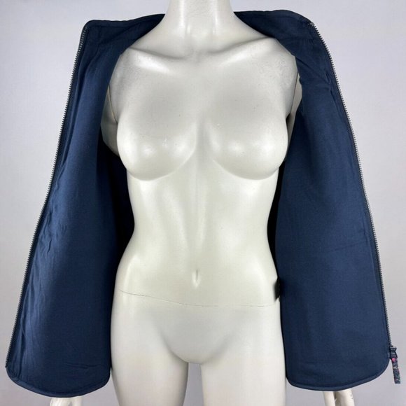 Joules Hadleigh Fleece Jacket Women 6 NWT Navy Full Zip Lined Zipper‎ Pocket - Picture 3 of 16